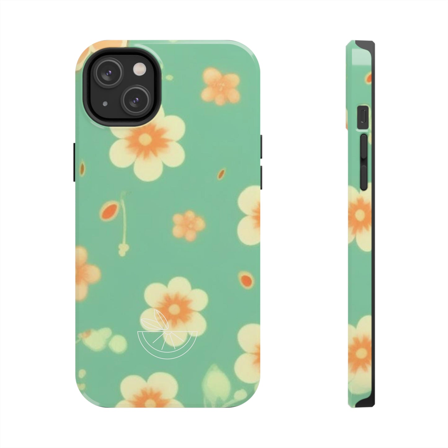 Vintage Coral flowers Tough Phone Cases