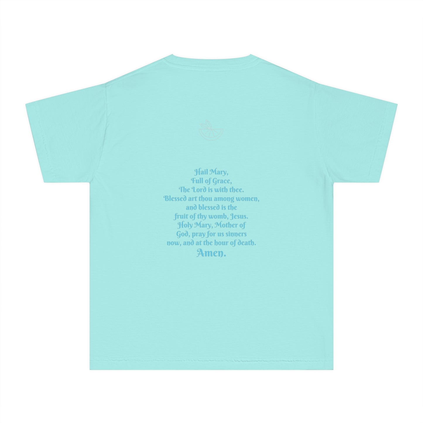 Hail Mary FoG w/prayer Youth Midweight Tee