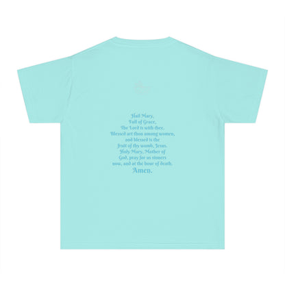 Hail Mary FoG w/prayer Youth Midweight Tee