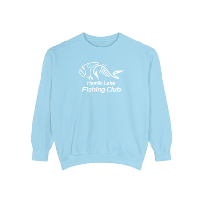 FCF Co. Hamlin Lake Fishing Club Unisex Garment-Dyed Sweatshirt