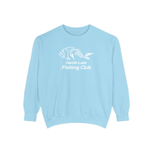 FCF Co. Hamlin Lake Fishing Club Unisex Garment-Dyed Sweatshirt