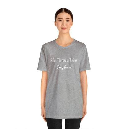 Saint Therese of Lisieux Unisex Jersey Short Sleeve Tee