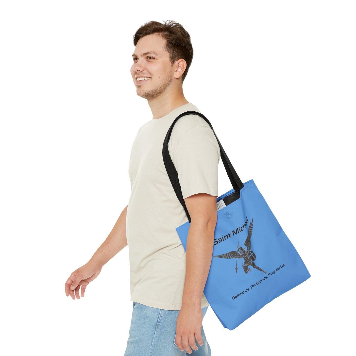 Archangel Saint Michael Tote Bag (AOP)