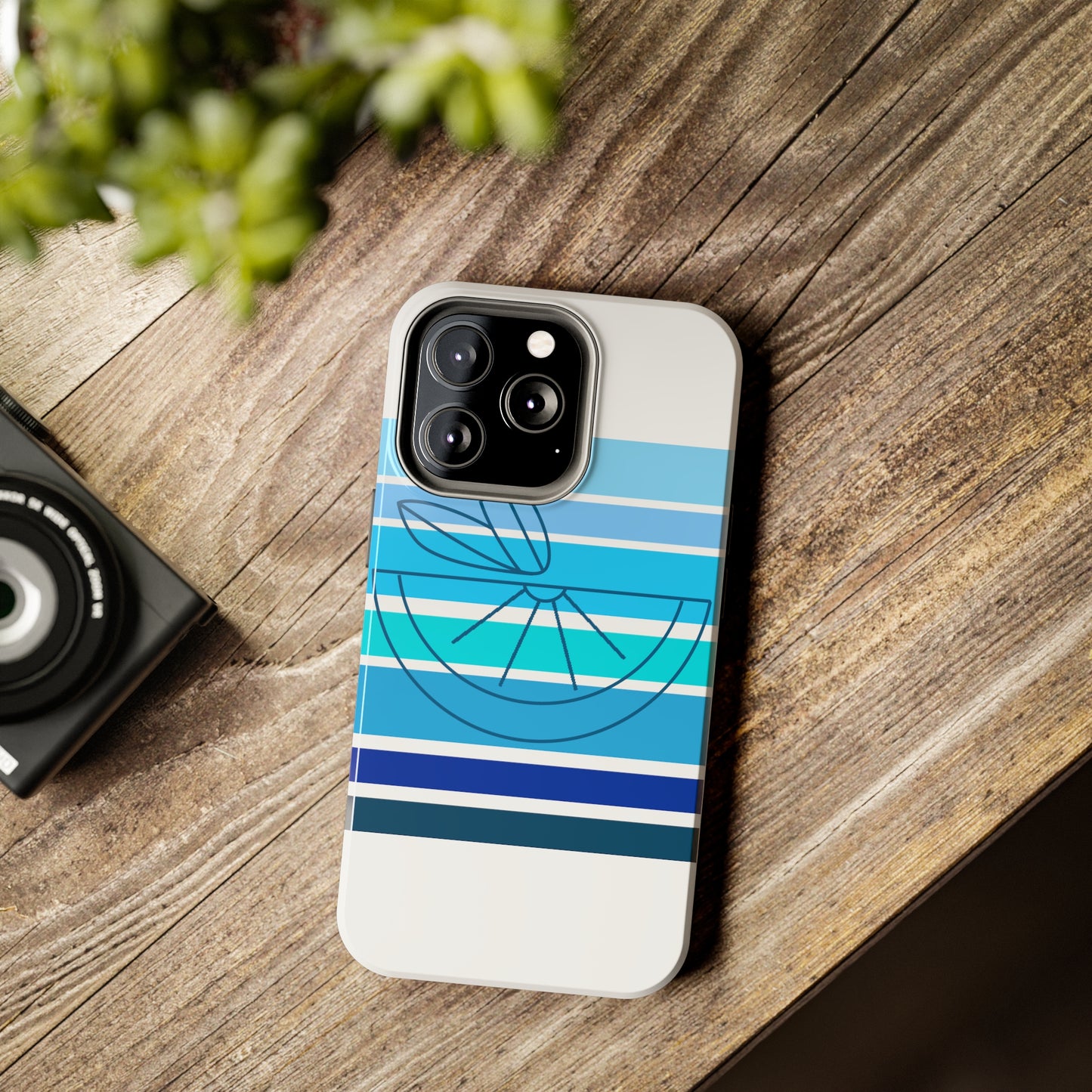 HLC Blue Stripes Tough Phone Cases