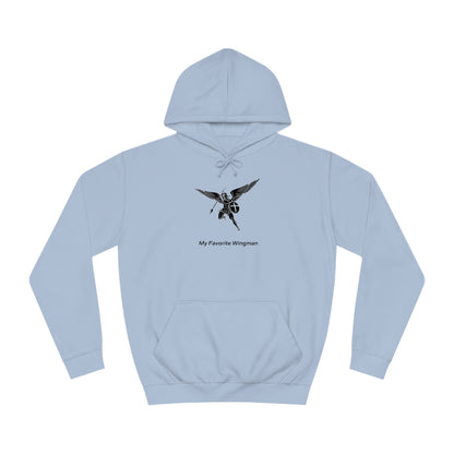 Archangel Saint Michael Wingman Unisex College Hoodie