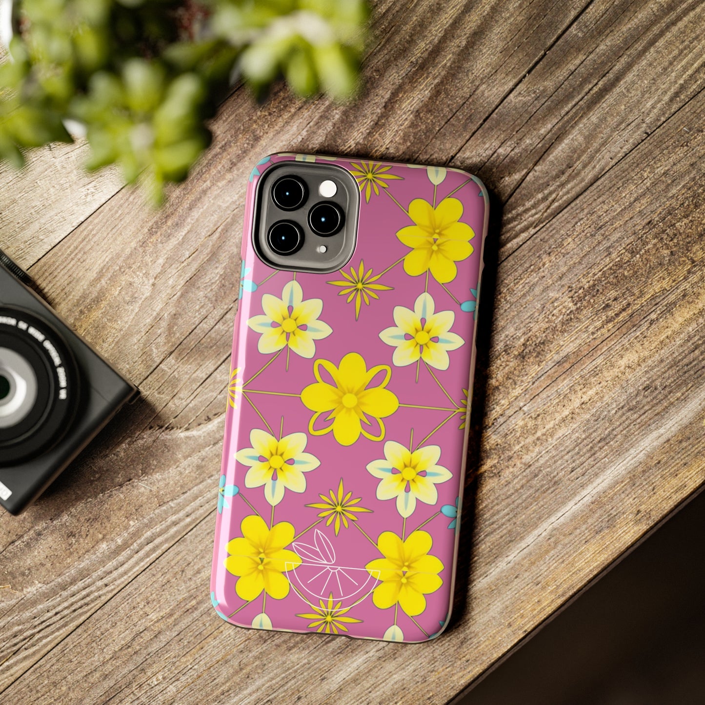 Vintage Yellow Flowers Tough Phone Cases