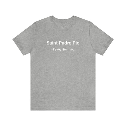 Saint Padre Pio Unisex Jersey Short Sleeve Tee