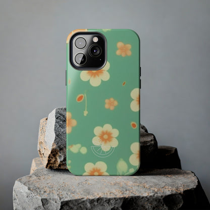 Vintage Coral flowers Tough Phone Cases