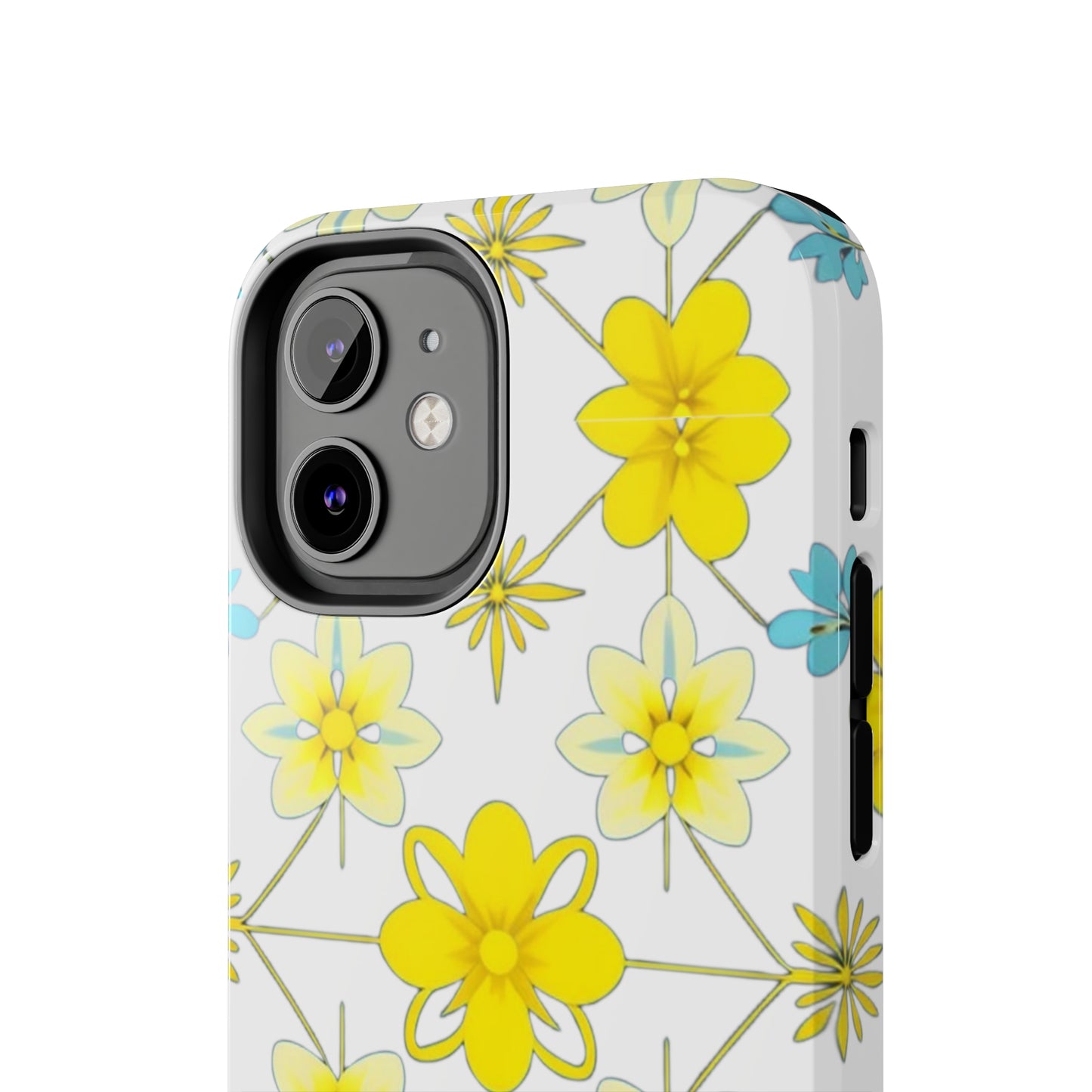 Vintage Yellow Flowers Tough Phone Cases