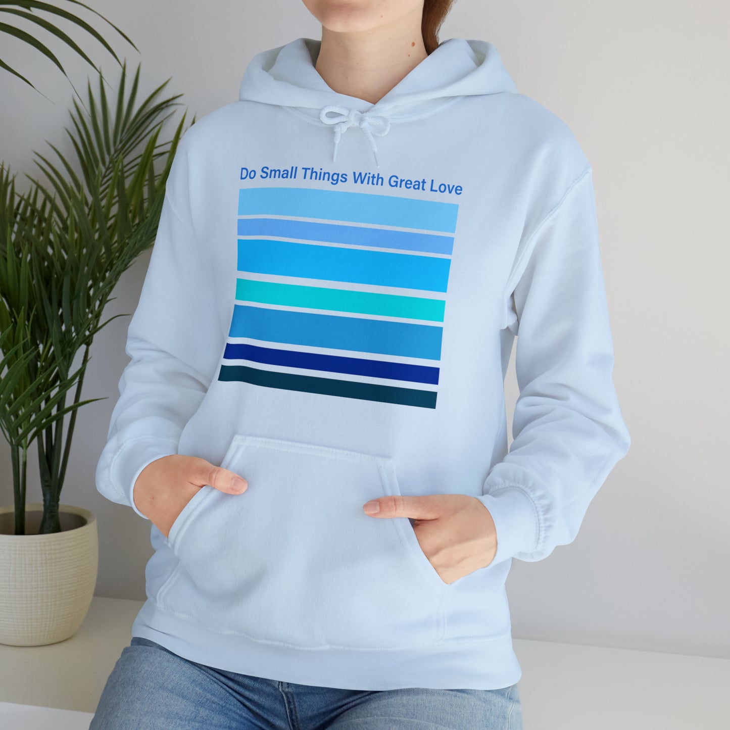 HLC Blue Stripes Unisex Heavy Blend™ Hooded Sweatshirt