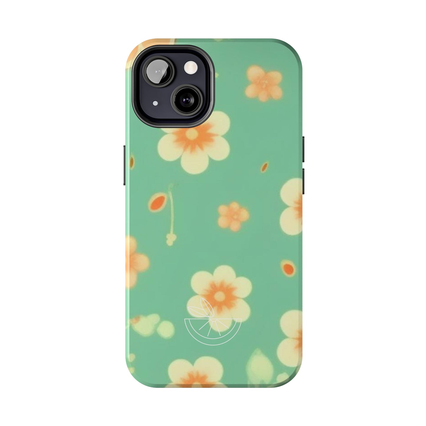 Vintage Coral flowers Tough Phone Cases