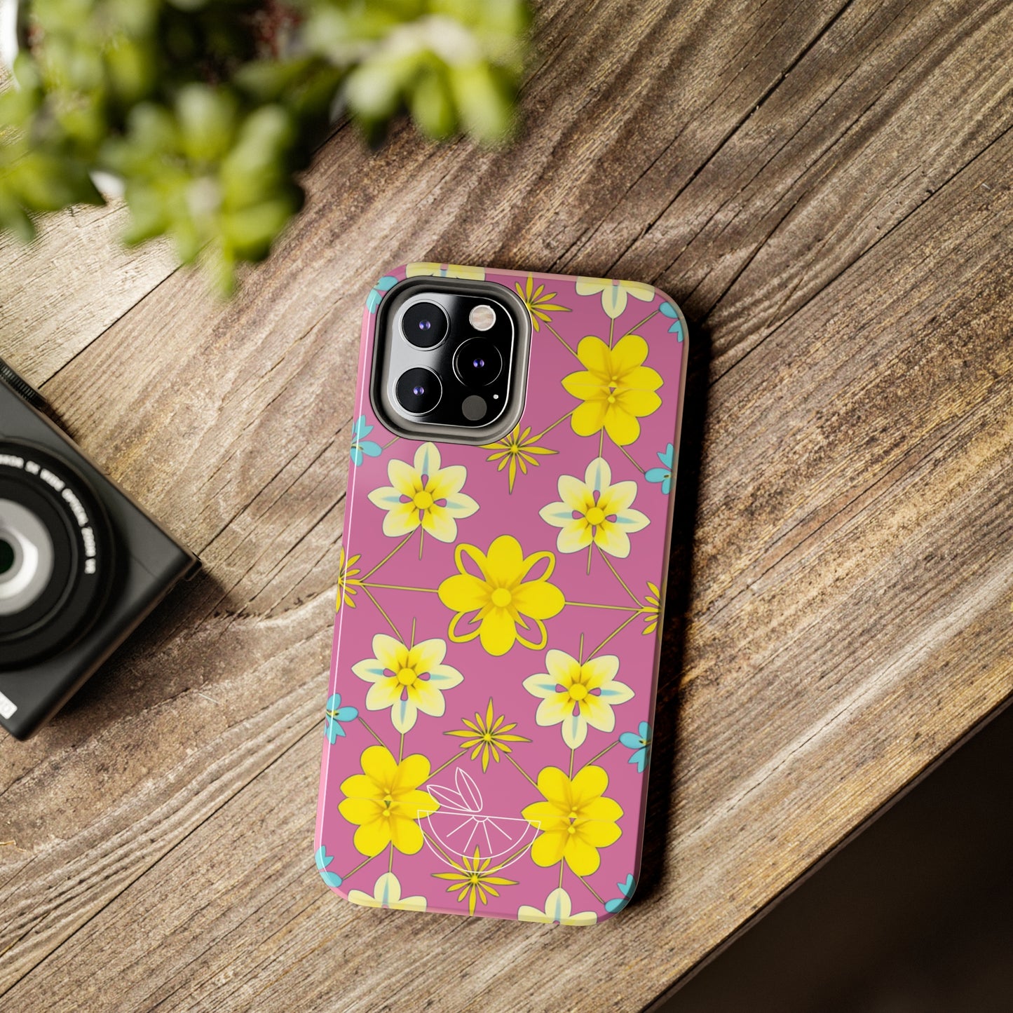 Vintage Yellow Flowers Tough Phone Cases