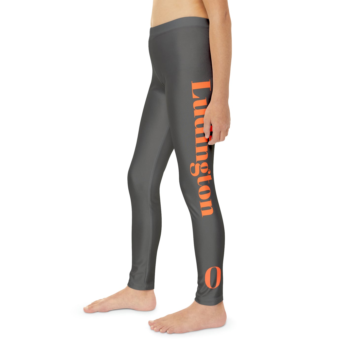 Orioles Fan w Side Print Youth Full-Length Leggings (AOP)