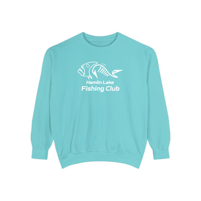 FCF Co. Hamlin Lake Fishing Club Unisex Garment-Dyed Sweatshirt