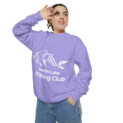 FCF Co. Hamlin Lake Fishing Club Unisex Garment-Dyed Sweatshirt