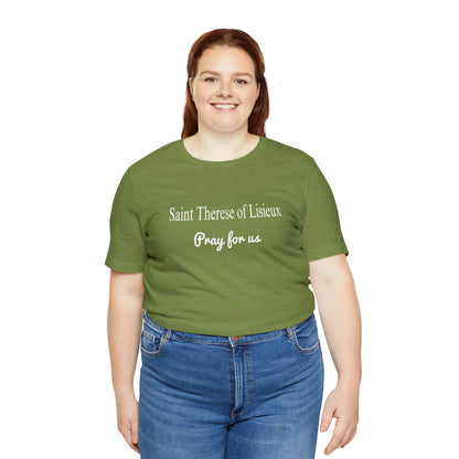 Saint Therese of Lisieux Unisex Jersey Short Sleeve Tee