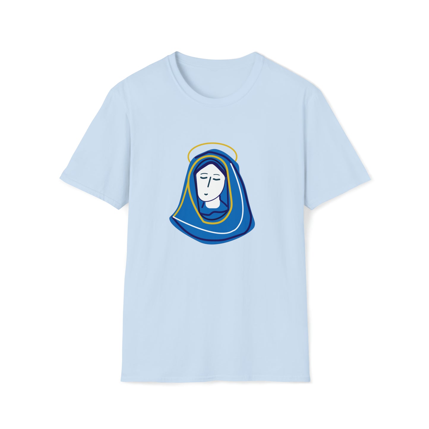 Hail Mary w/prayer Unisex Softstyle T-Shirt