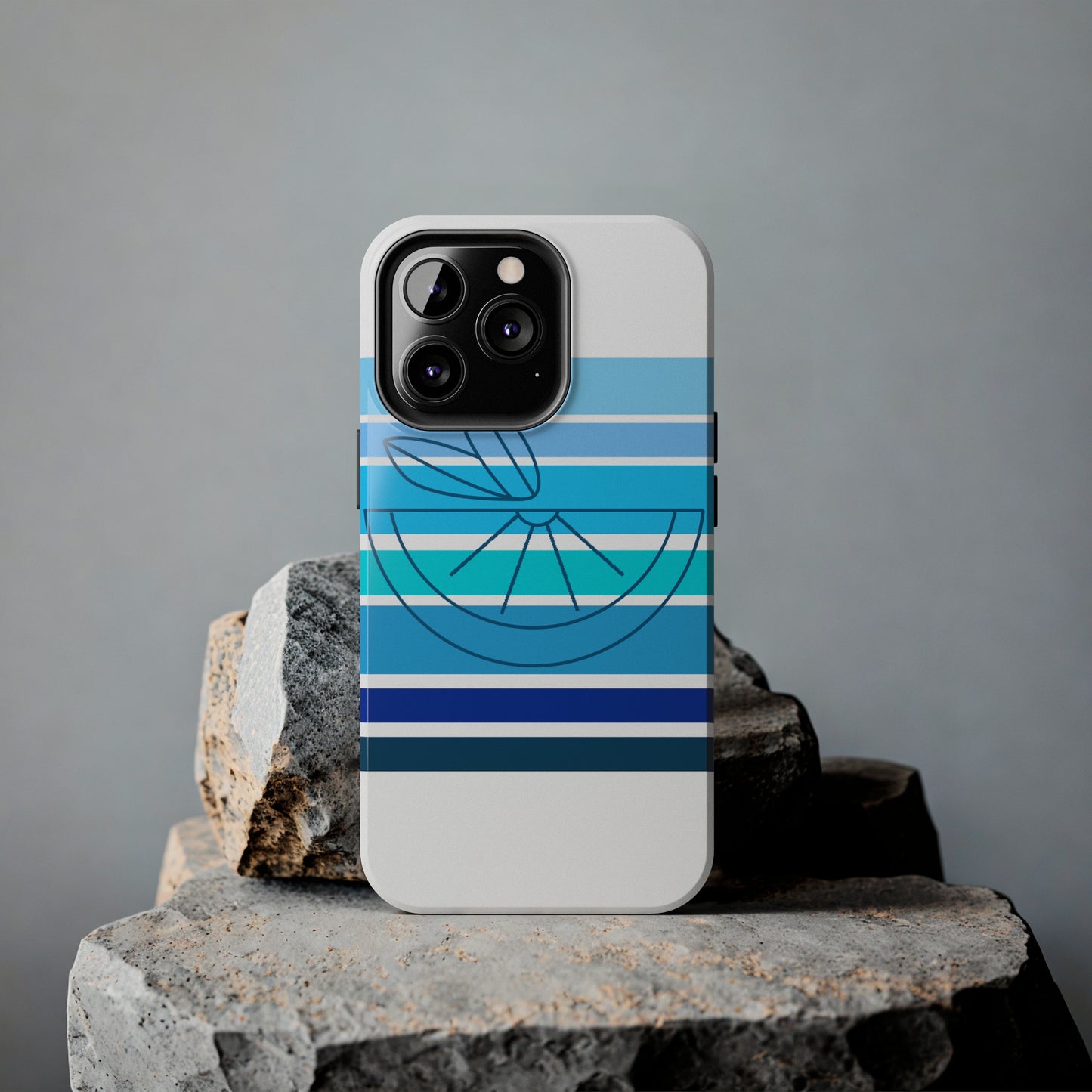 HLC Blue Stripes Tough Phone Cases