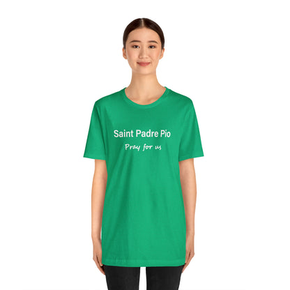 Saint Padre Pio Unisex Jersey Short Sleeve Tee