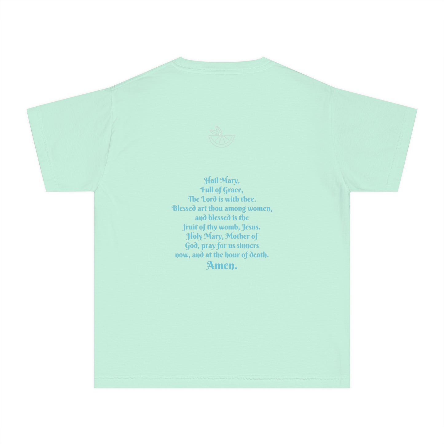 Hail Mary FoG w/prayer Youth Midweight Tee