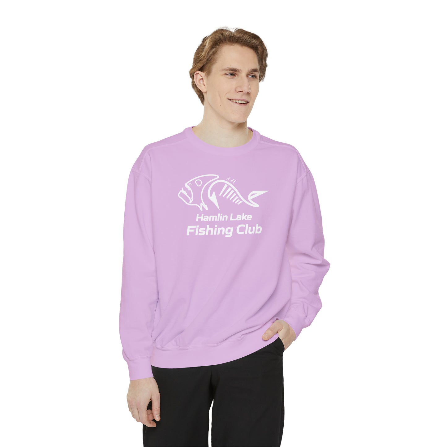 FCF Co. Hamlin Lake Fishing Club Unisex Garment-Dyed Sweatshirt