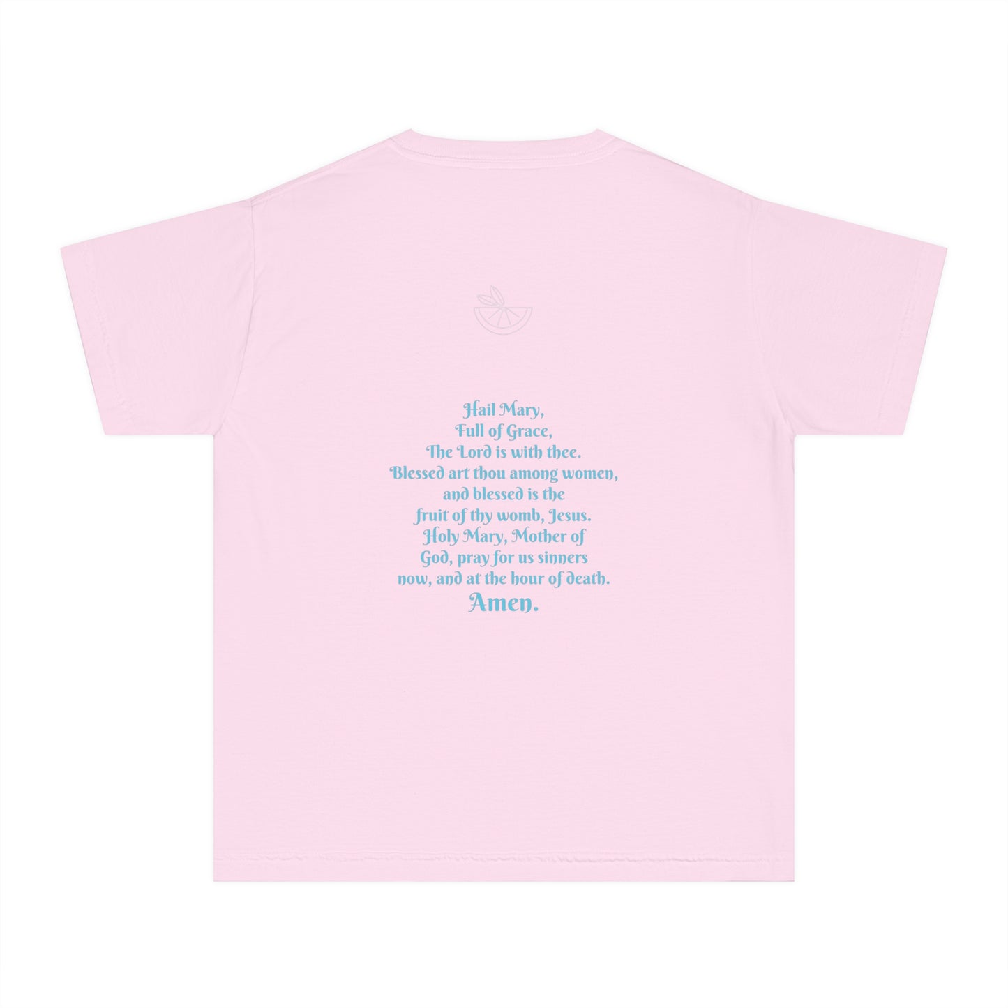 Hail Mary FoG w/prayer Youth Midweight Tee