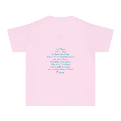 Hail Mary FoG w/prayer Youth Midweight Tee