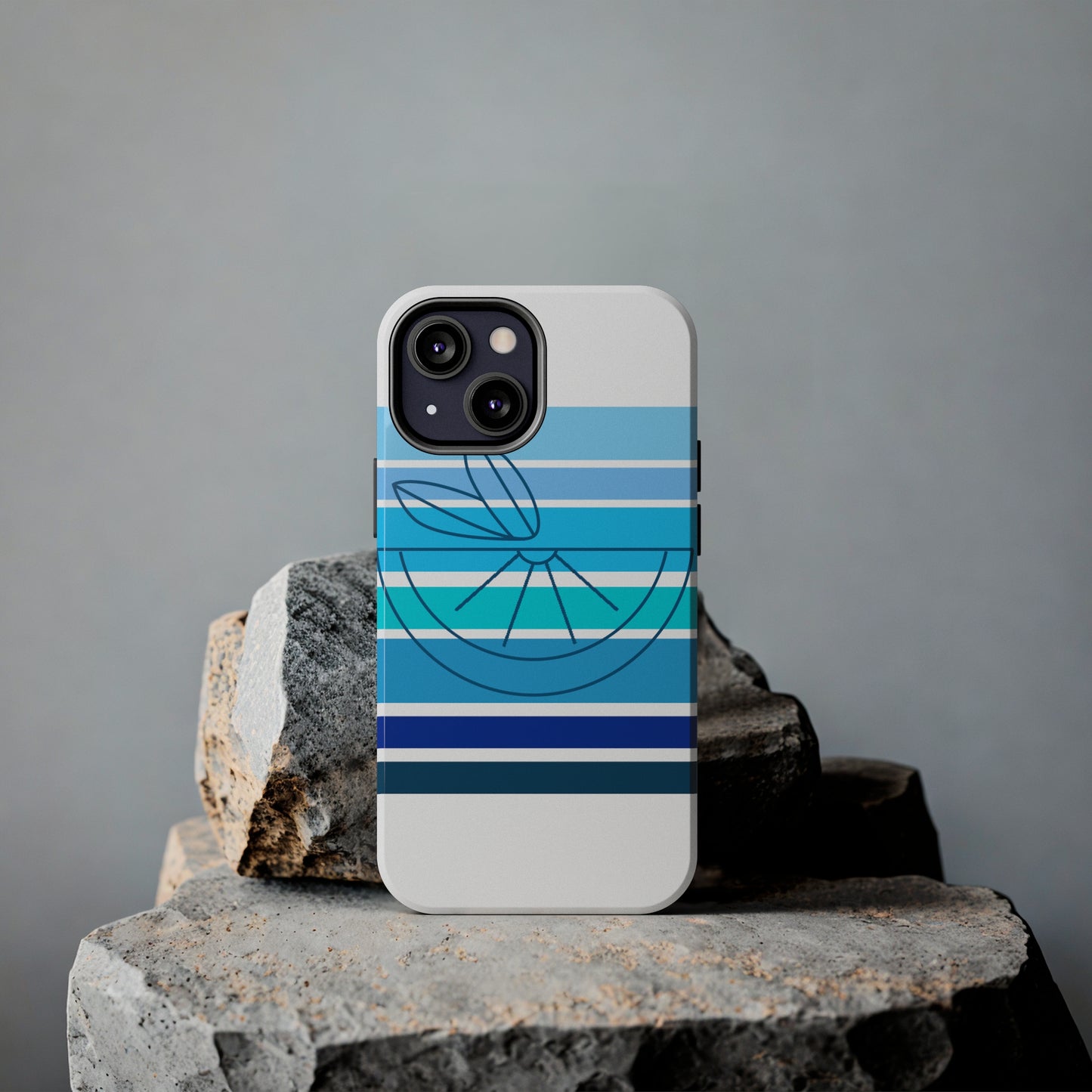 HLC Blue Stripes Tough Phone Cases