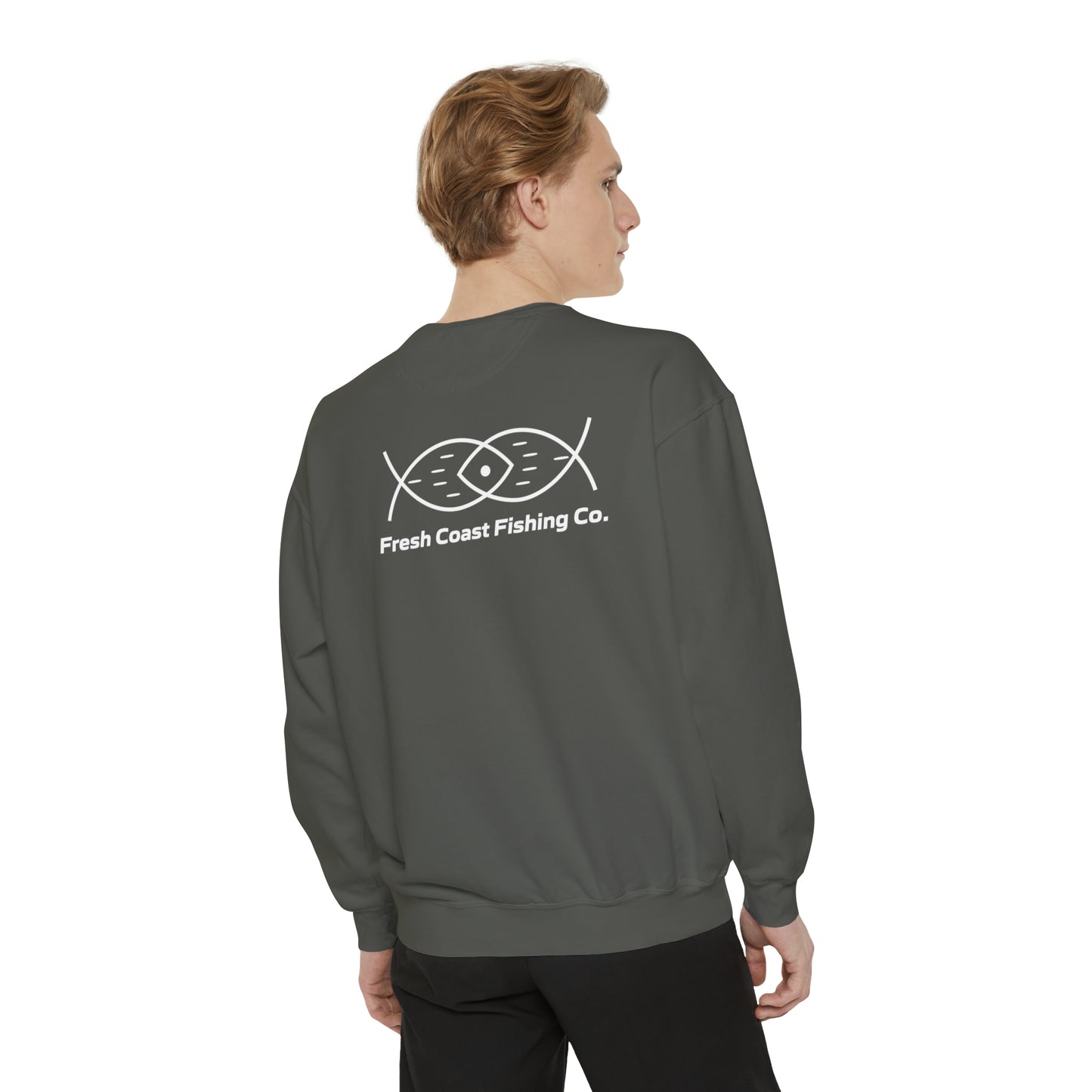 FCF Co. Hamlin Lake Fishing Club Unisex Garment-Dyed Sweatshirt