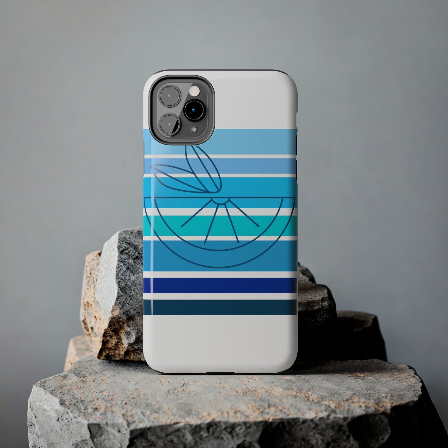 HLC Blue Stripes Tough Phone Cases