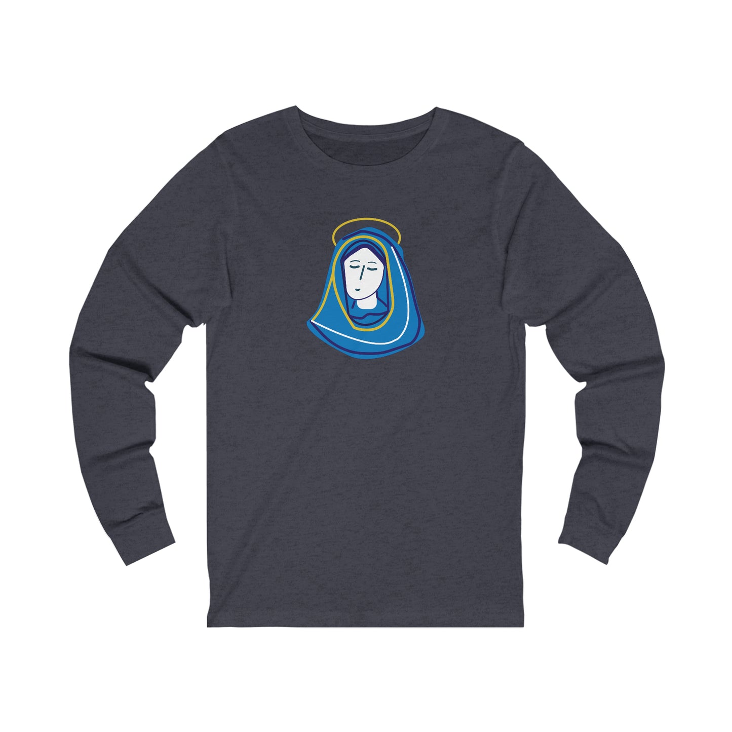 Hail Mary  w/prayer  Unisex Jersey Long Sleeve Tee