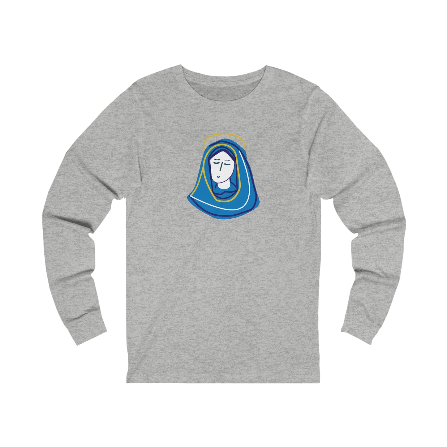 Hail Mary  w/prayer  Unisex Jersey Long Sleeve Tee