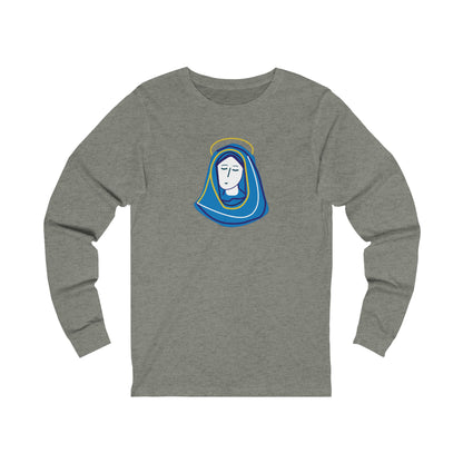 Hail Mary  w/prayer  Unisex Jersey Long Sleeve Tee