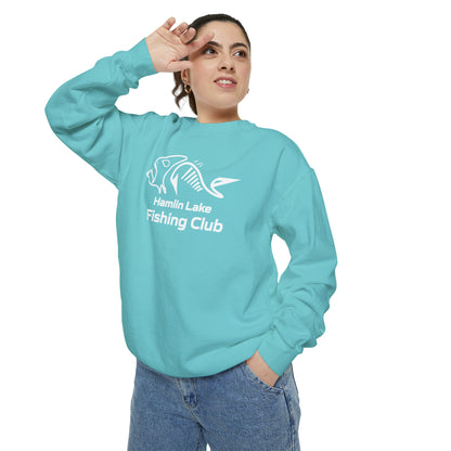 FCF Co. Hamlin Lake Fishing Club Unisex Garment-Dyed Sweatshirt