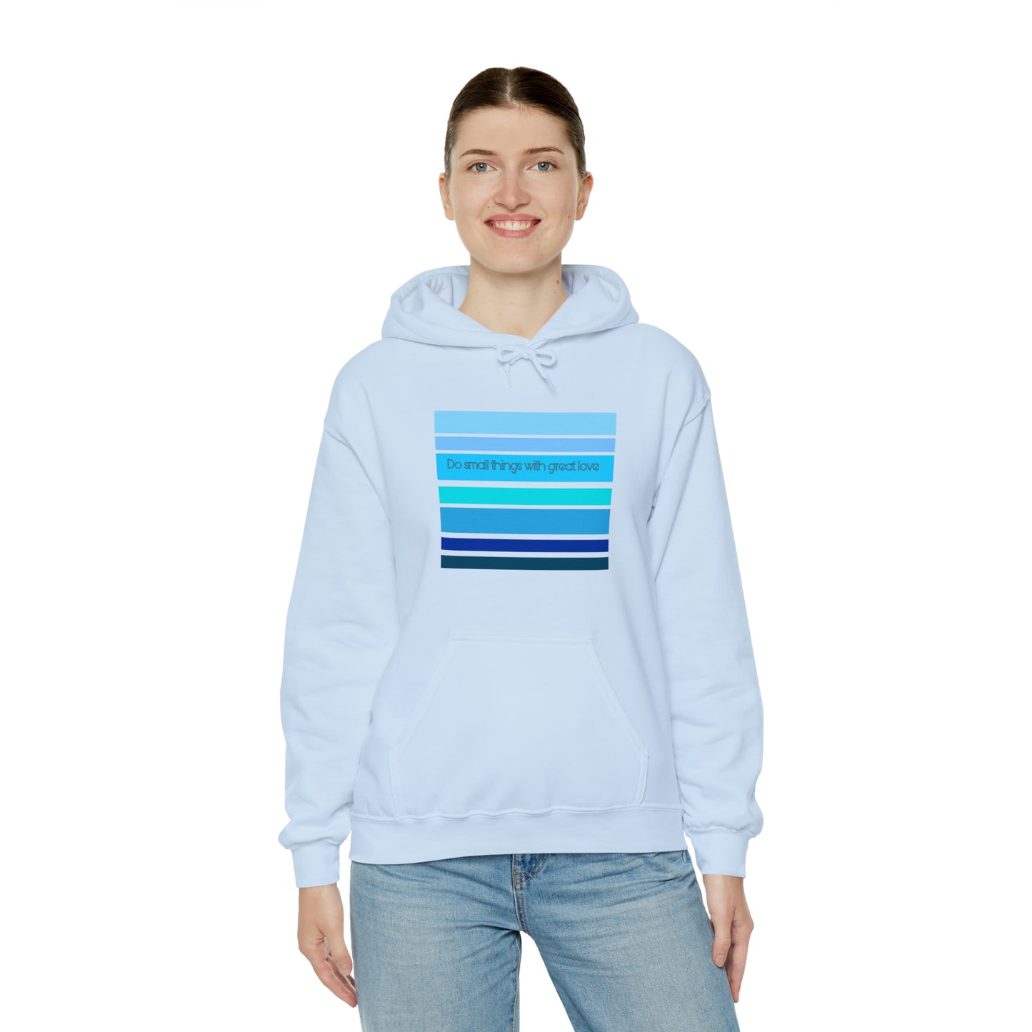 HLC Blue Stripes Unisex Heavy Blend™ Hooded Sweatshirt