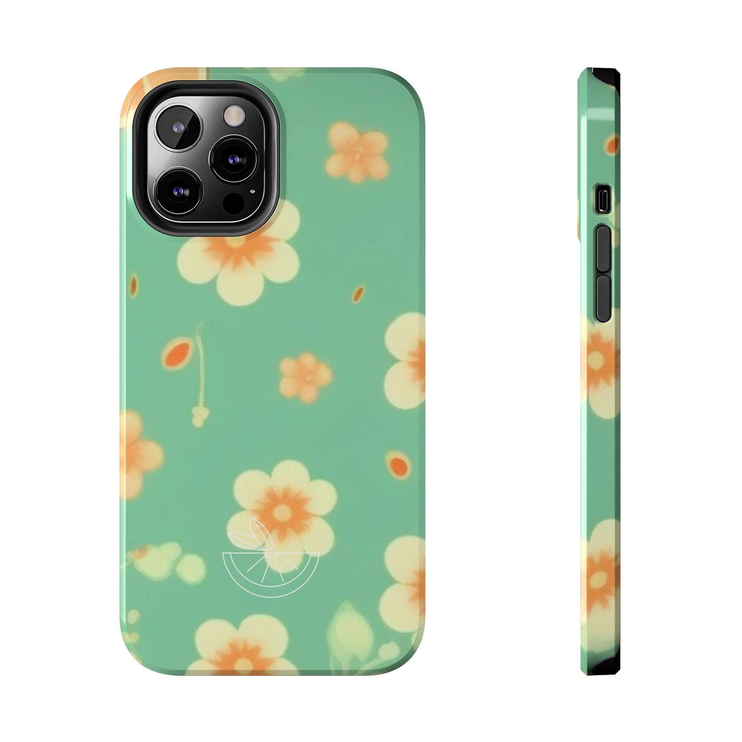 Vintage Coral flowers Tough Phone Cases