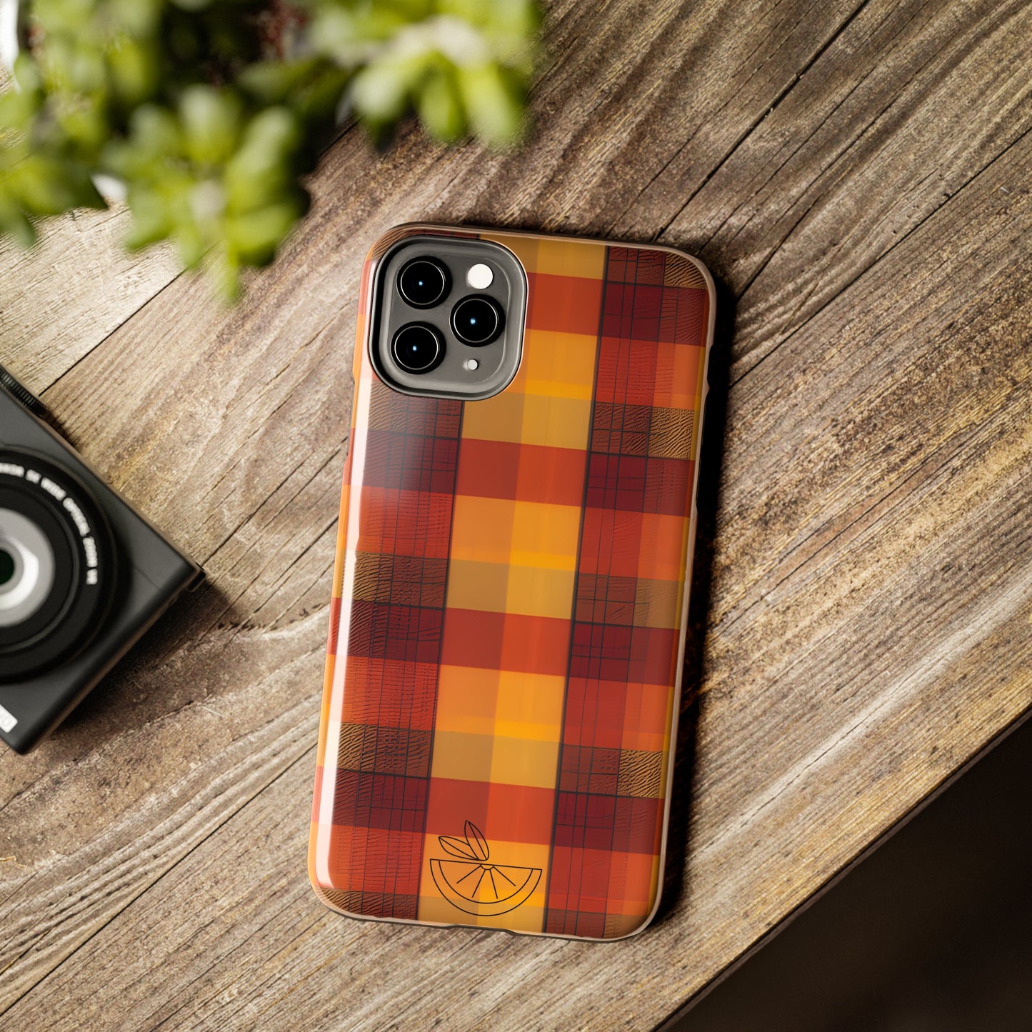 Vintage Fall Plaid HLC Tough Phone Cases