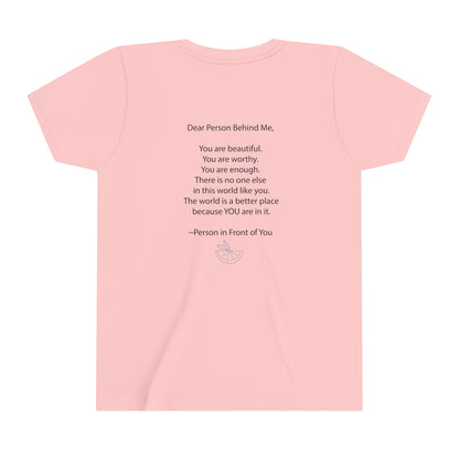 Dear Person Behind Me Youth Short Sleeve Tee