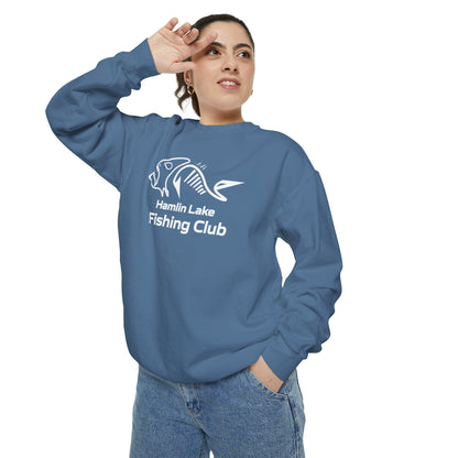 FCF Co. Hamlin Lake Fishing Club Unisex Garment-Dyed Sweatshirt