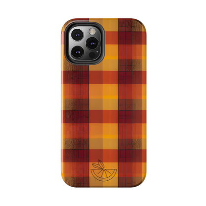 Vintage Fall Plaid HLC Tough Phone Cases