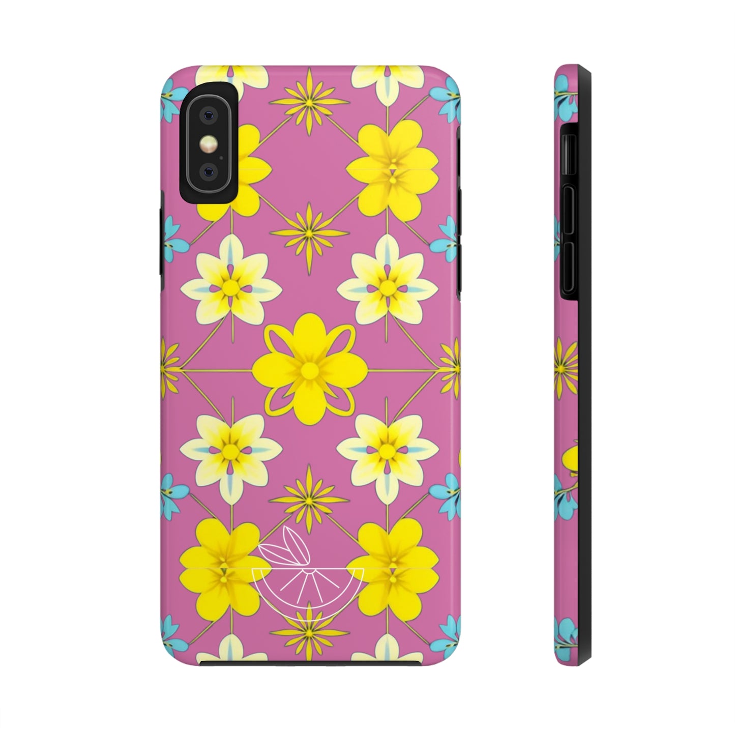 Vintage Yellow Flowers Tough Phone Cases