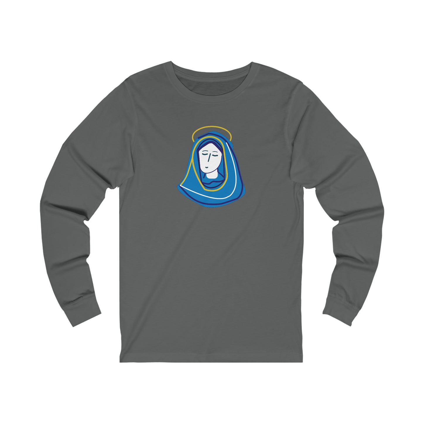 Hail Mary  w/prayer  Unisex Jersey Long Sleeve Tee