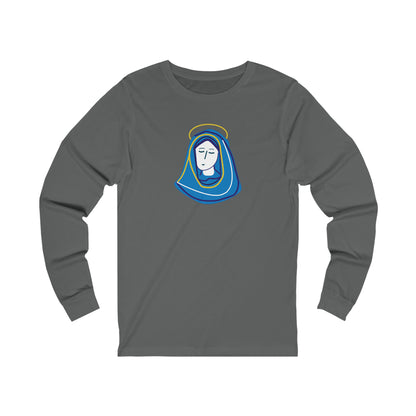 Hail Mary  w/prayer  Unisex Jersey Long Sleeve Tee