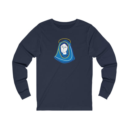 Hail Mary  w/prayer  Unisex Jersey Long Sleeve Tee