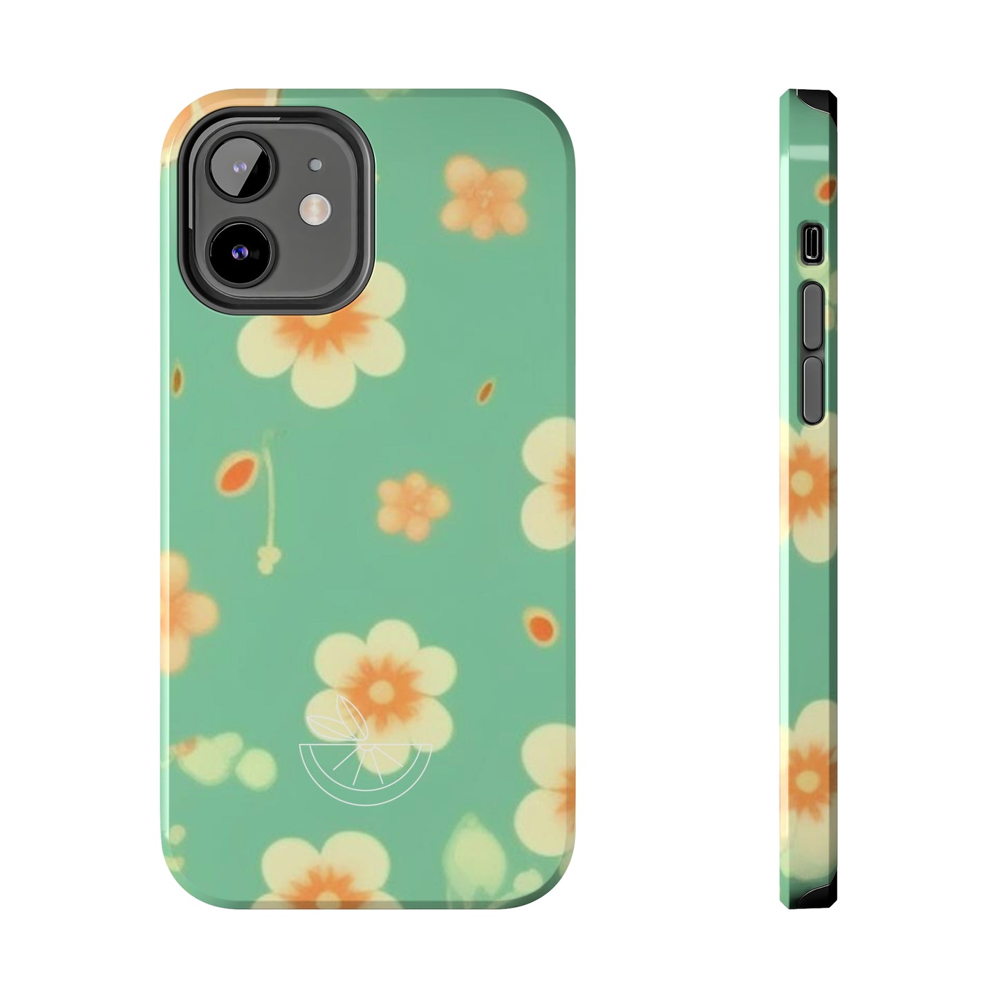 Vintage Coral flowers Tough Phone Cases