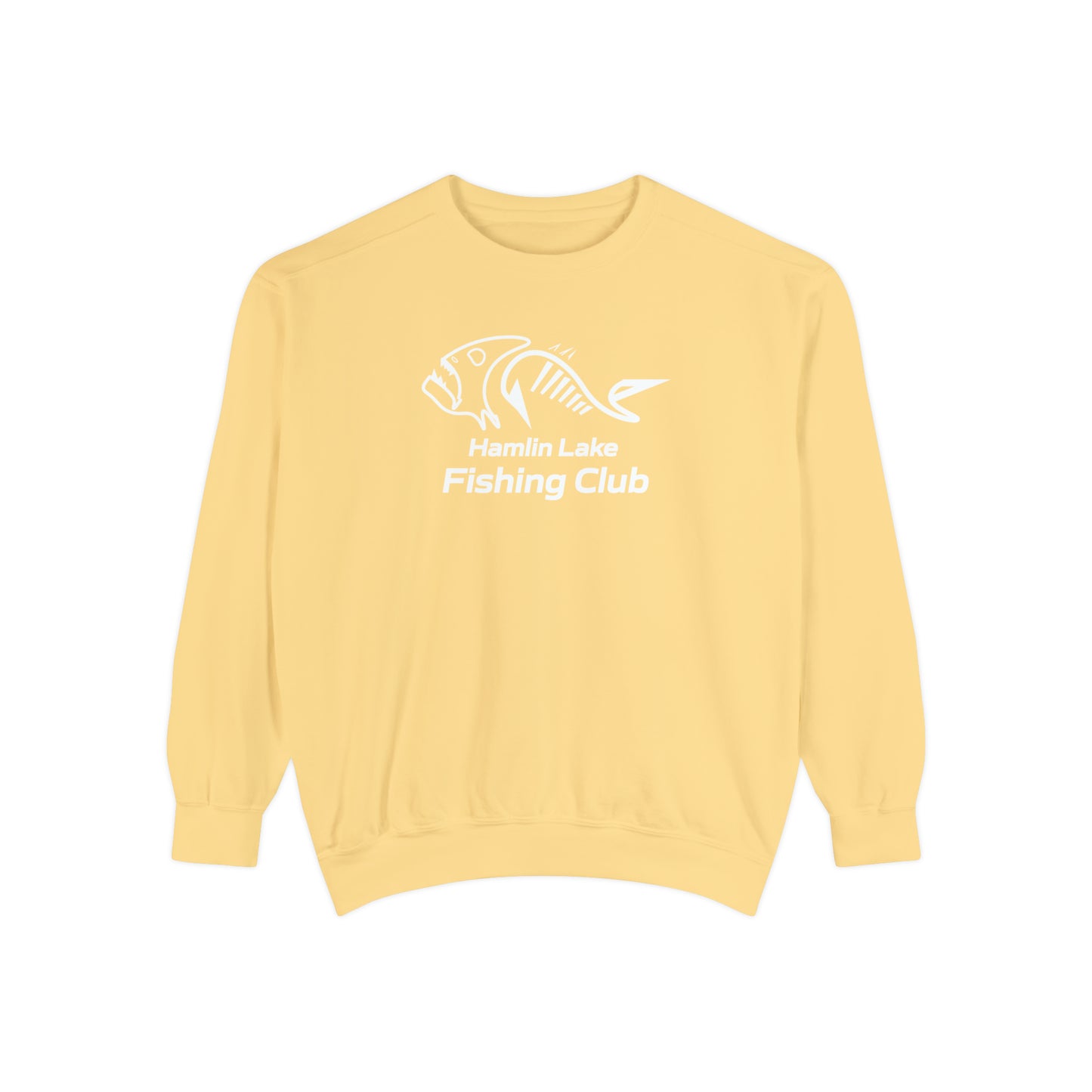 FCF Co. Hamlin Lake Fishing Club Unisex Garment-Dyed Sweatshirt