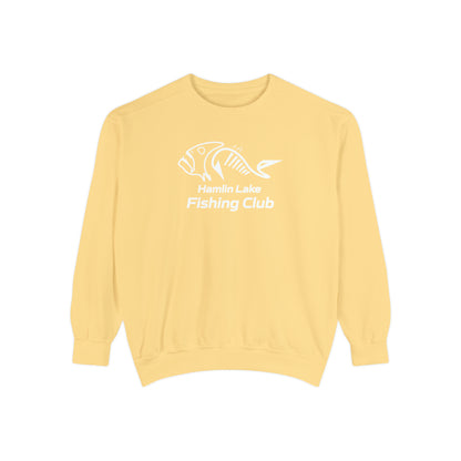 FCF Co. Hamlin Lake Fishing Club Unisex Garment-Dyed Sweatshirt