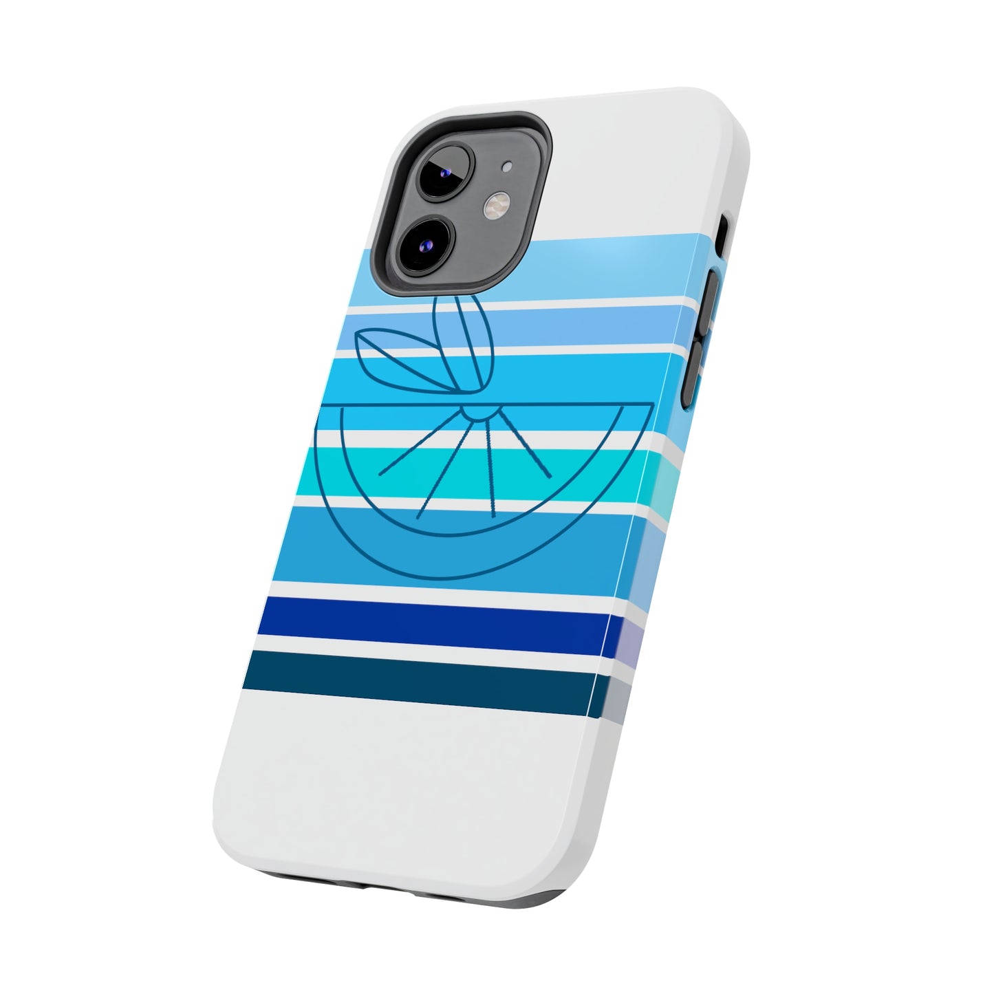 HLC Blue Stripes Tough Phone Cases