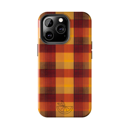 Vintage Fall Plaid HLC Tough Phone Cases