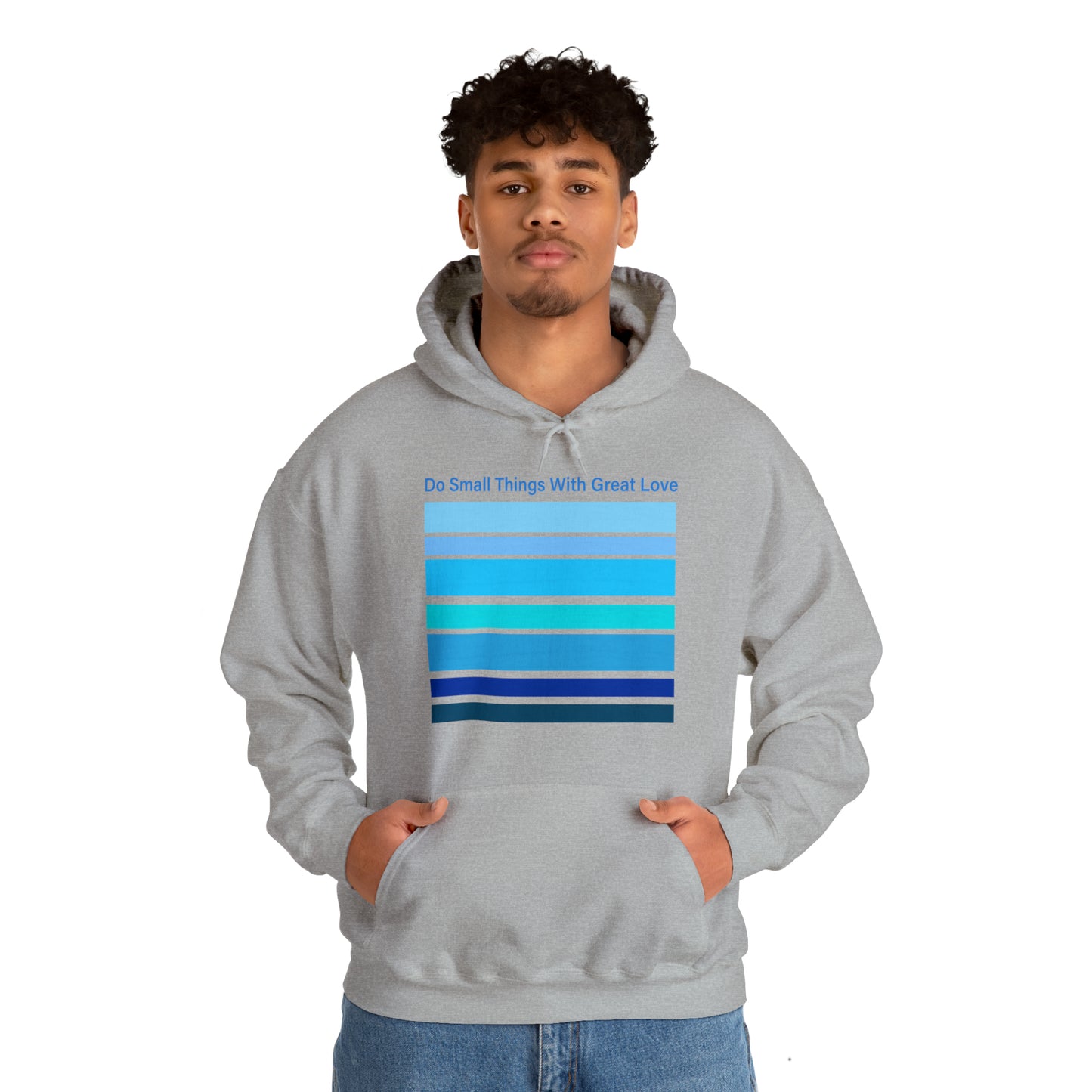 HLC Blue Stripes Unisex Heavy Blend™ Hooded Sweatshirt